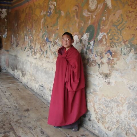 Young Monk Bhutan